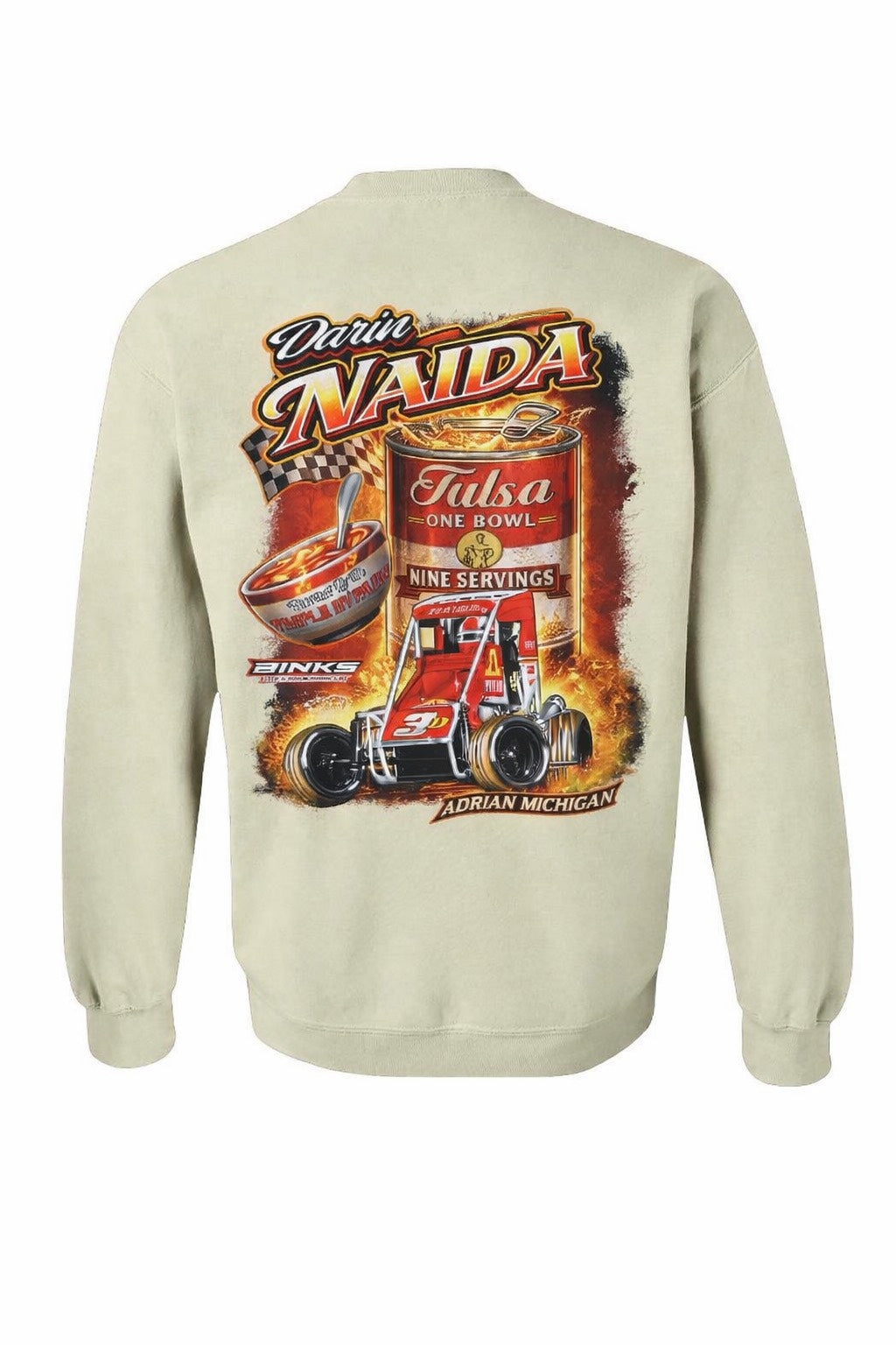 2026 Chili Bowl Soup Run - Adult Crewneck - Sand