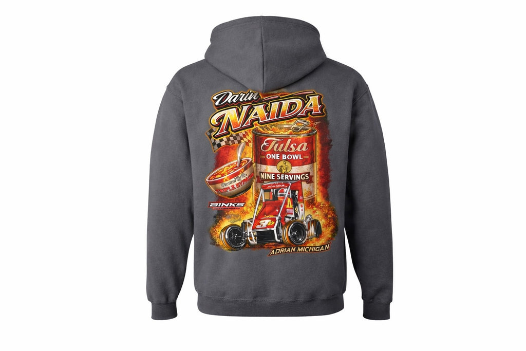 2026 Chili Bowl Soup Run - Youth/Adult Hoodie - Charcoal Grey