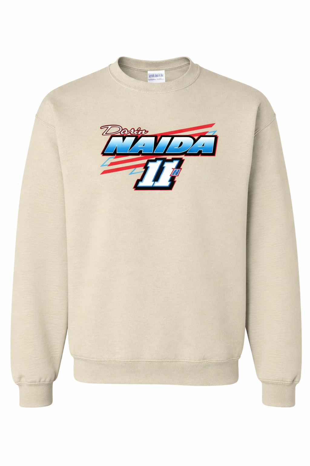2026 11N Sprint Car Design - Adult Crewneck - Sand