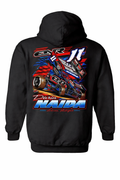 2026 11N Sprint Car Design - Youth/Adult Hoodie - Black