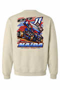 2026 11N Sprint Car Design - Adult Crewneck - Sand