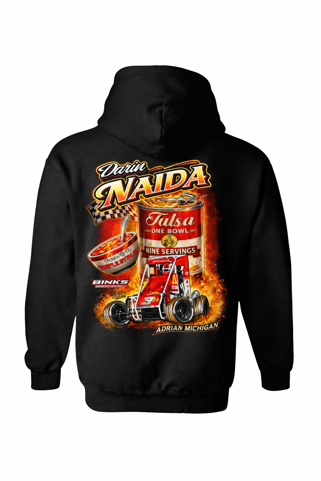 2026 Chili Bowl Soup Run - Youth/Adult Hoodie - Black